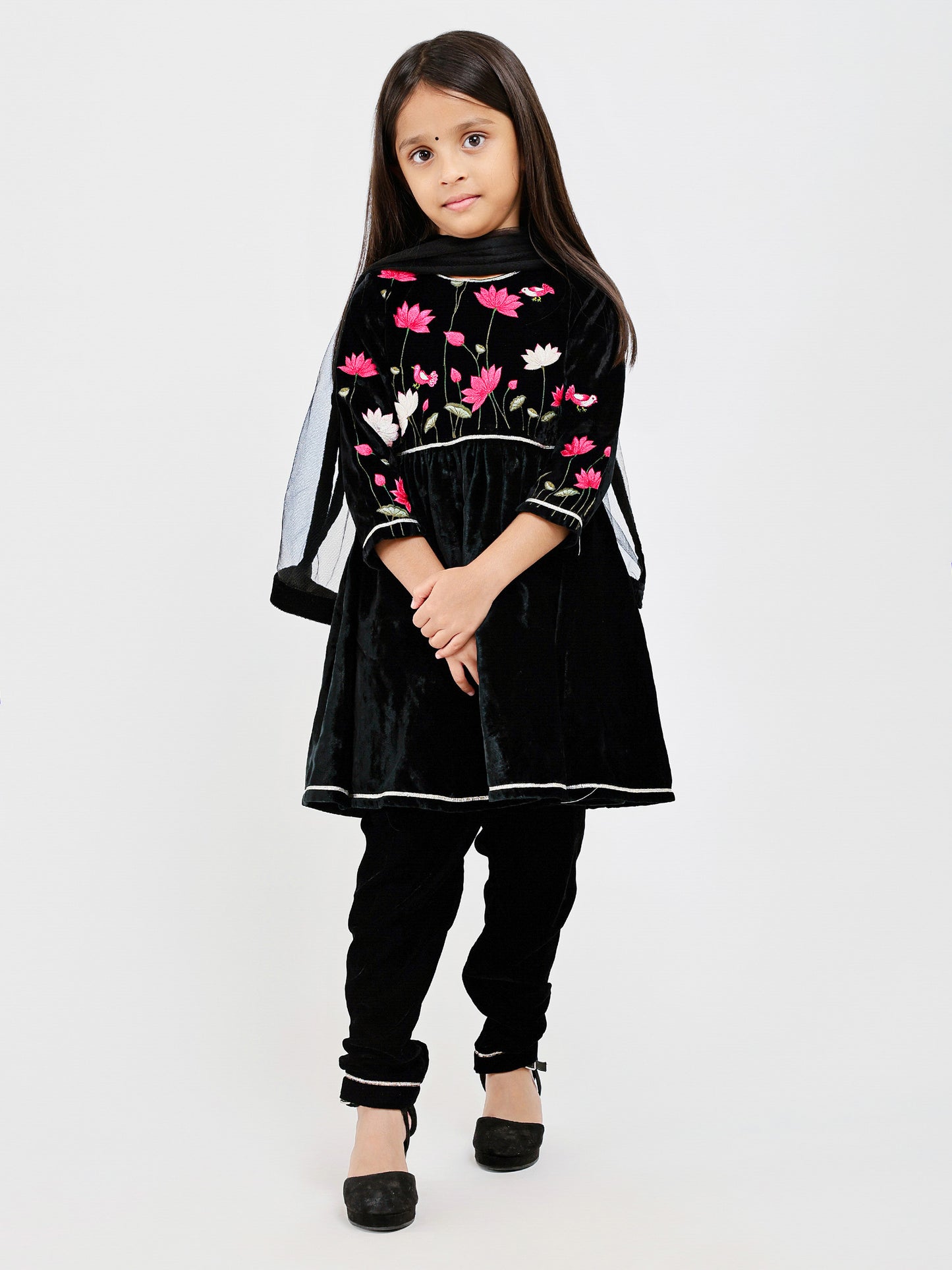 Black Velvet girls Anarkali