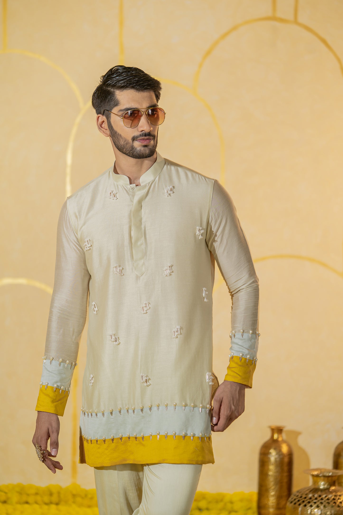 Dori Colorblock Short kurta set