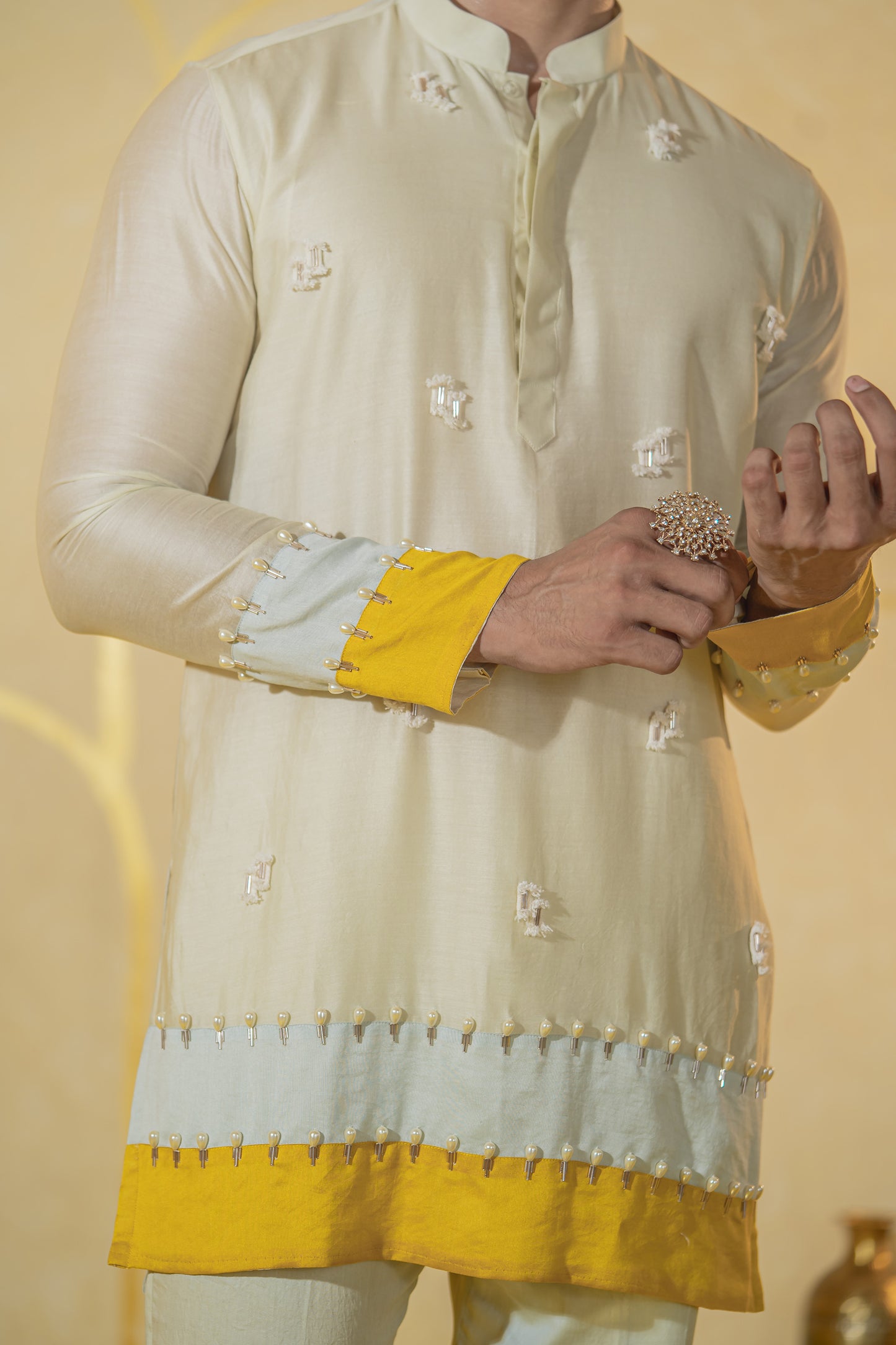 Dori Colorblock Short kurta set