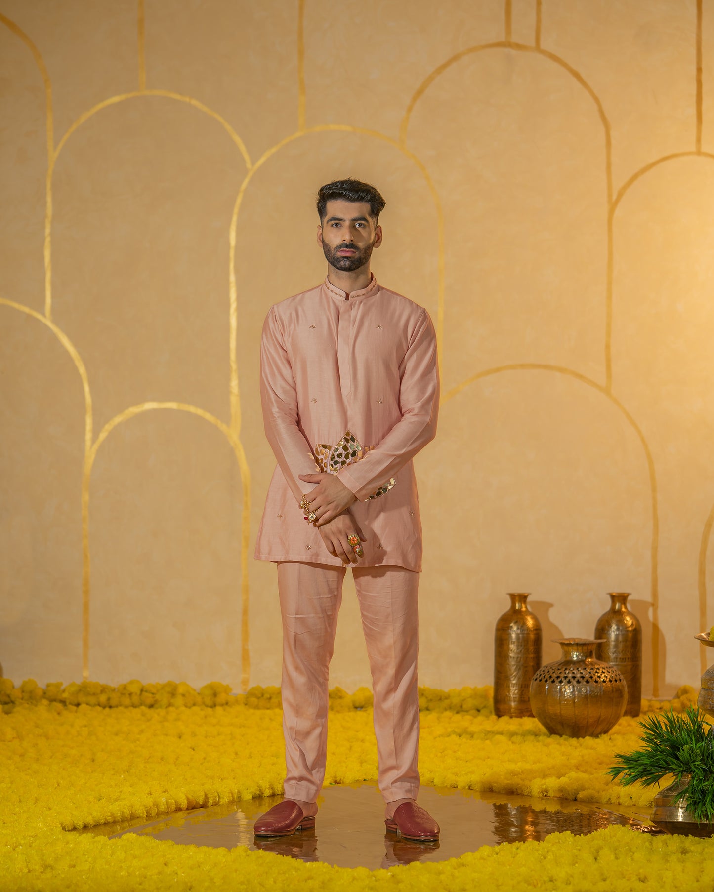 Lotus Mosaic Short kurta set