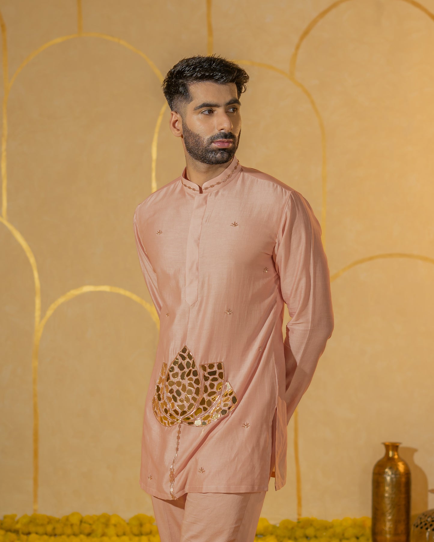 Lotus Mosaic Short kurta set