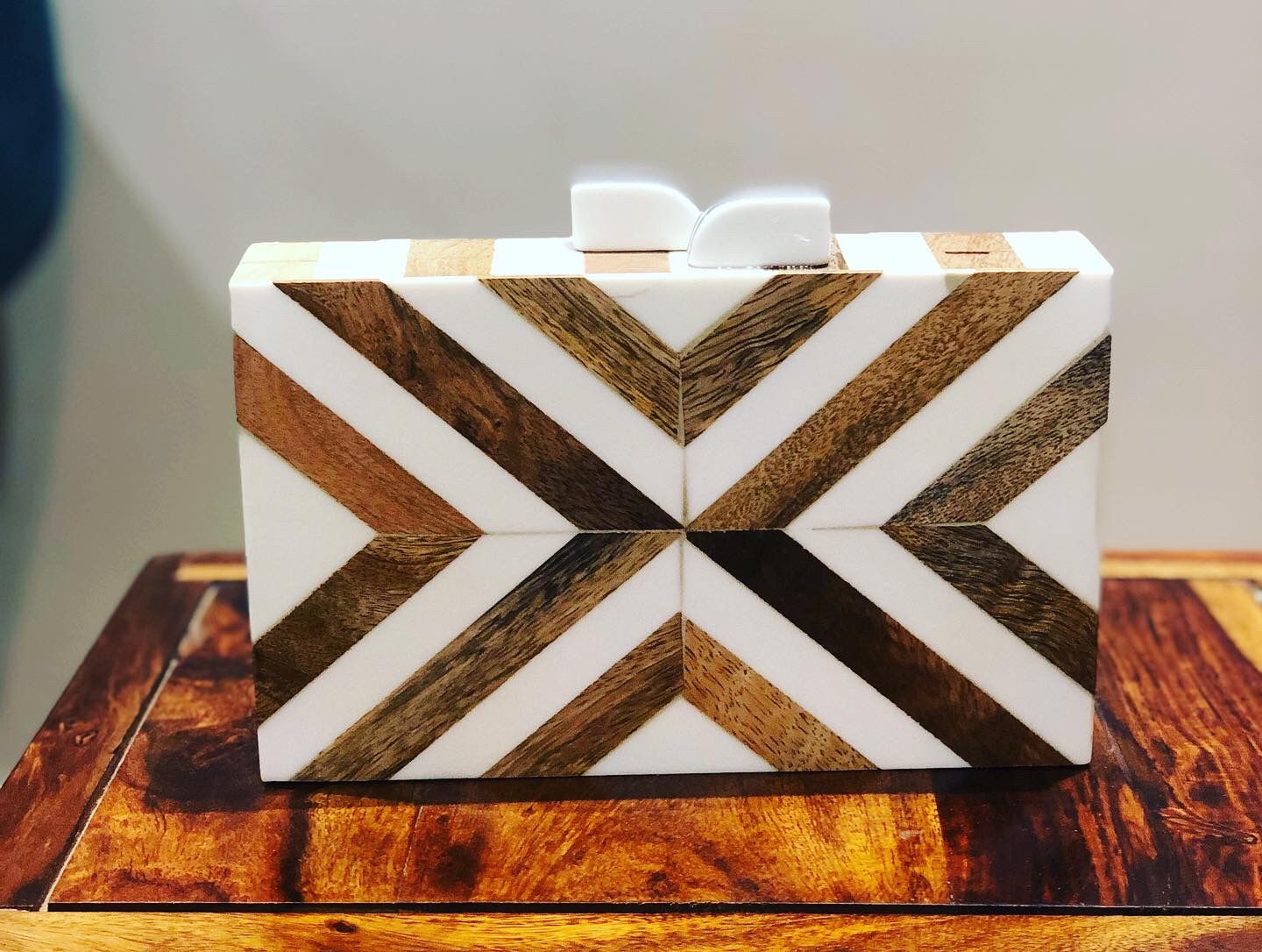 Handcrafted Wooden Resin Bags