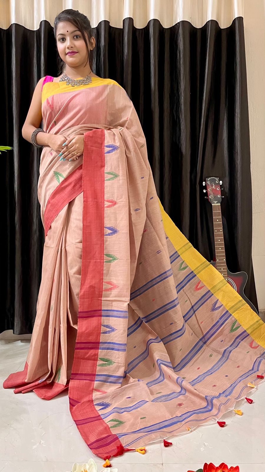 Handloom Cotton Saree Collection with Blouse Piece By Rank Never Retire