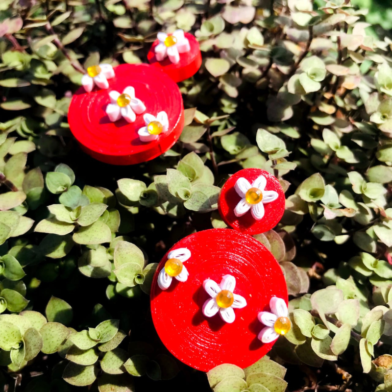 Red Earrings