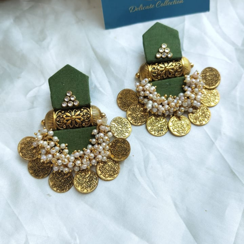 Mehendi Green Earrings