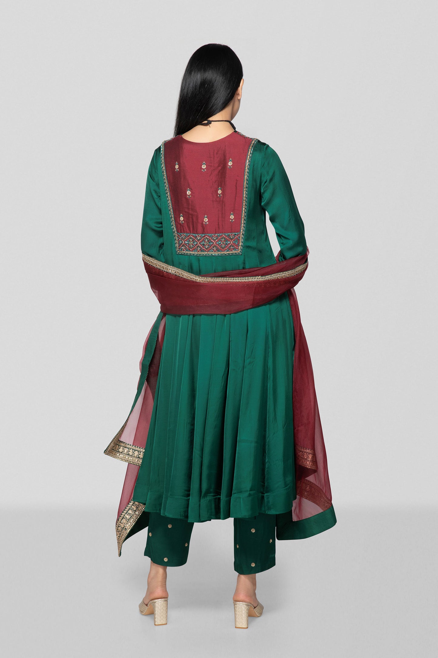 Emerald Green Kurta Set - Nazm