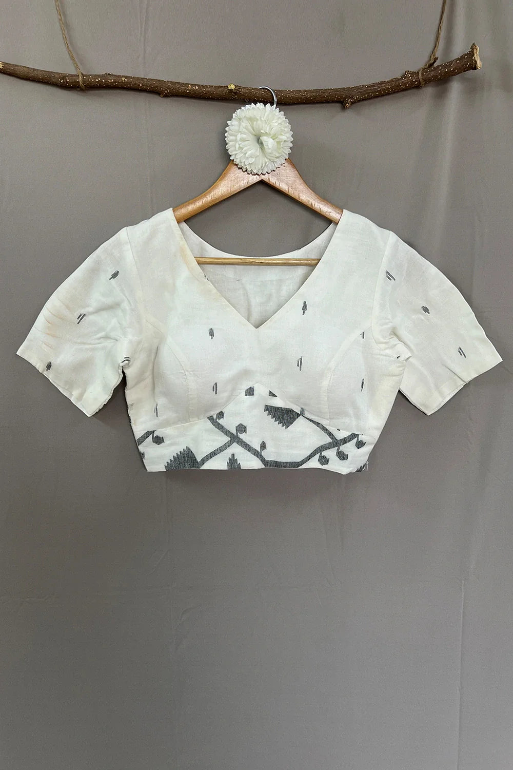 Saadgi Jamdani Blouse