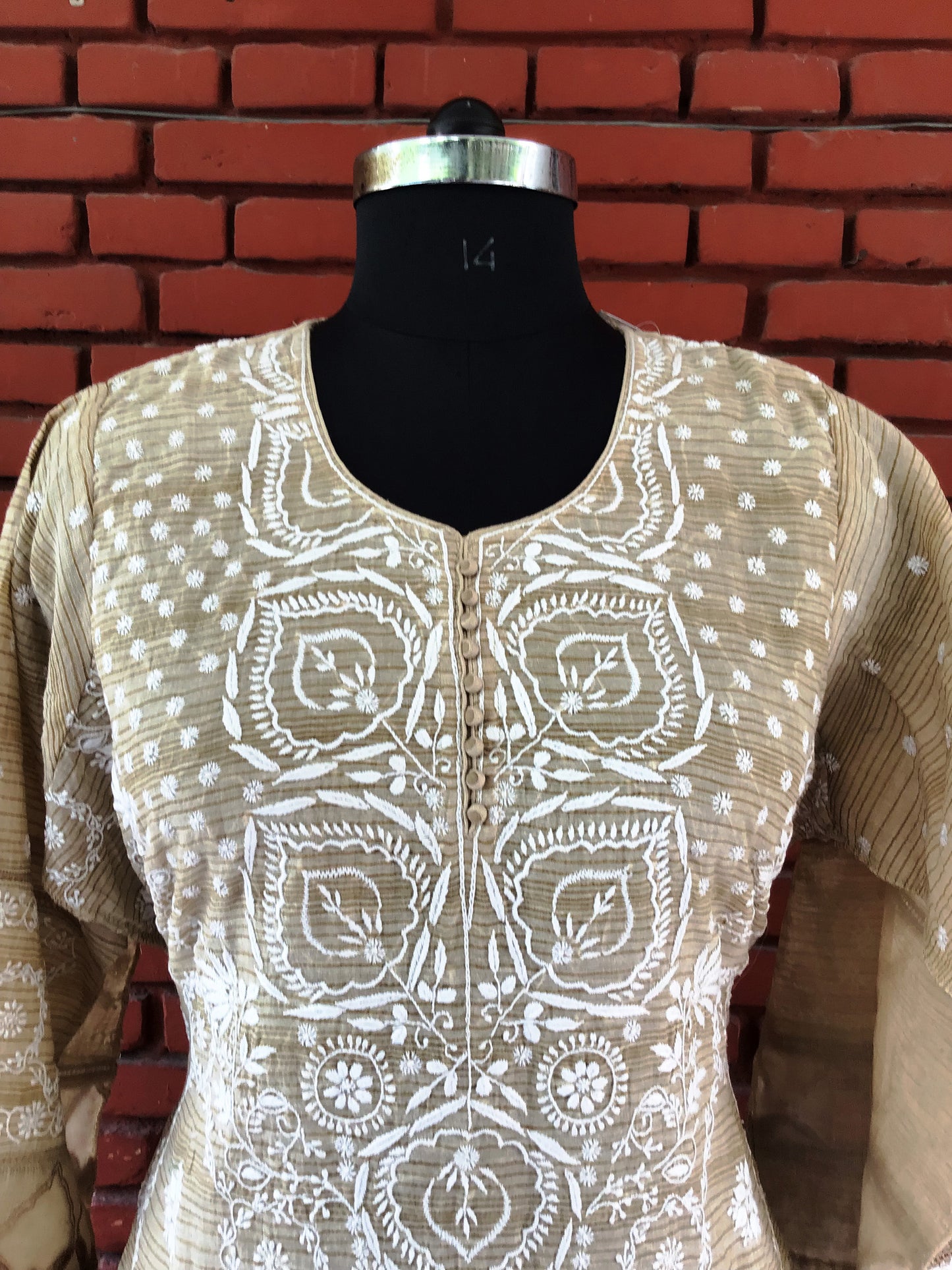 Baish Cotton Silk Ghaspatti Pure Chikankari Salwar suit