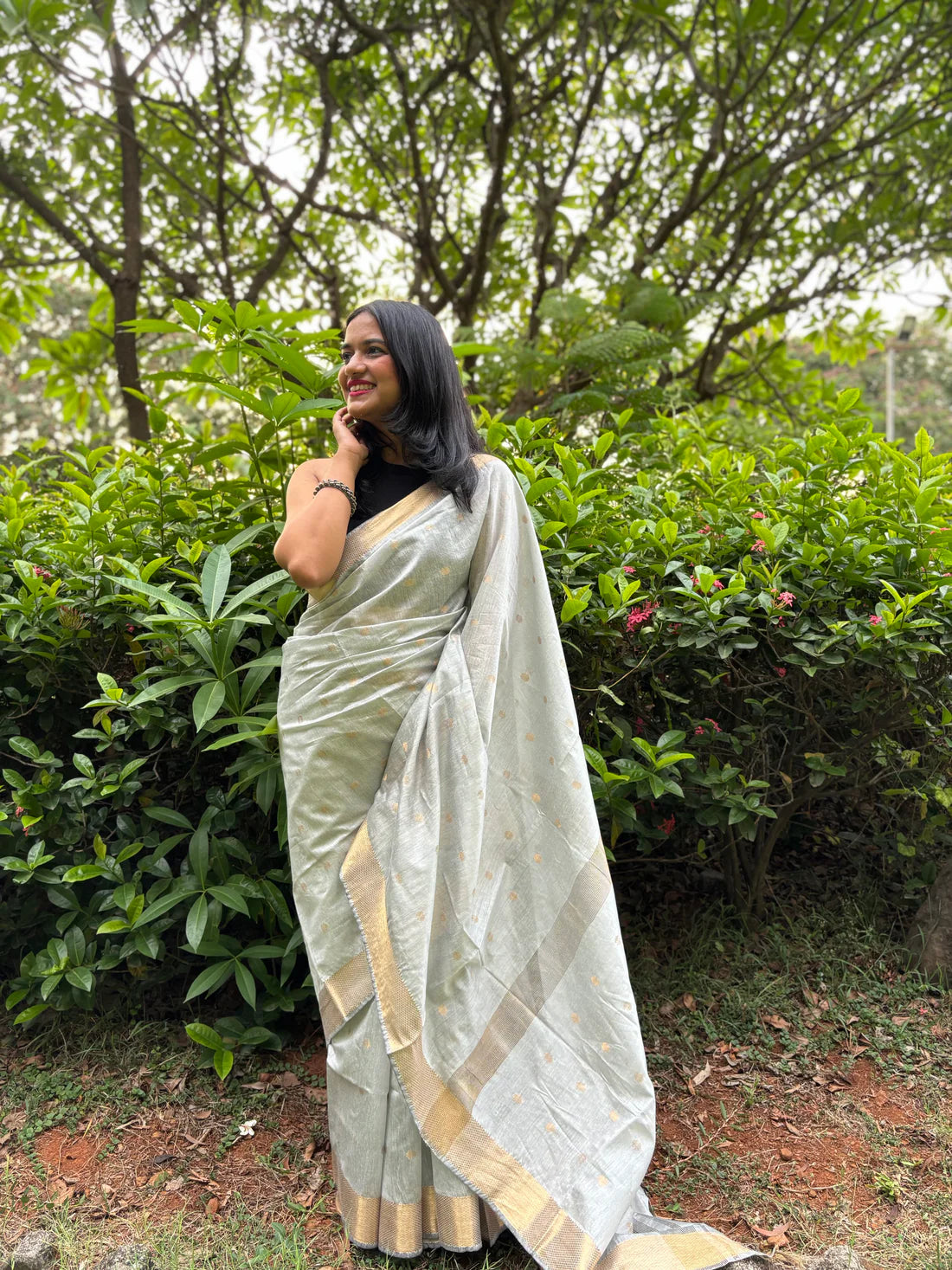 Swarnim Silk Handloom saree