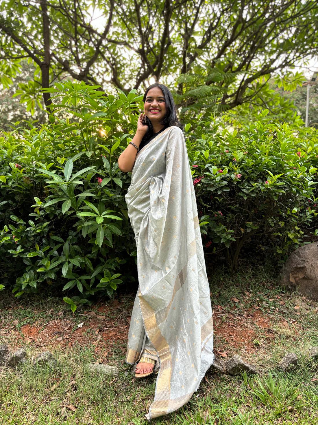 Swarnim Silk Handloom saree