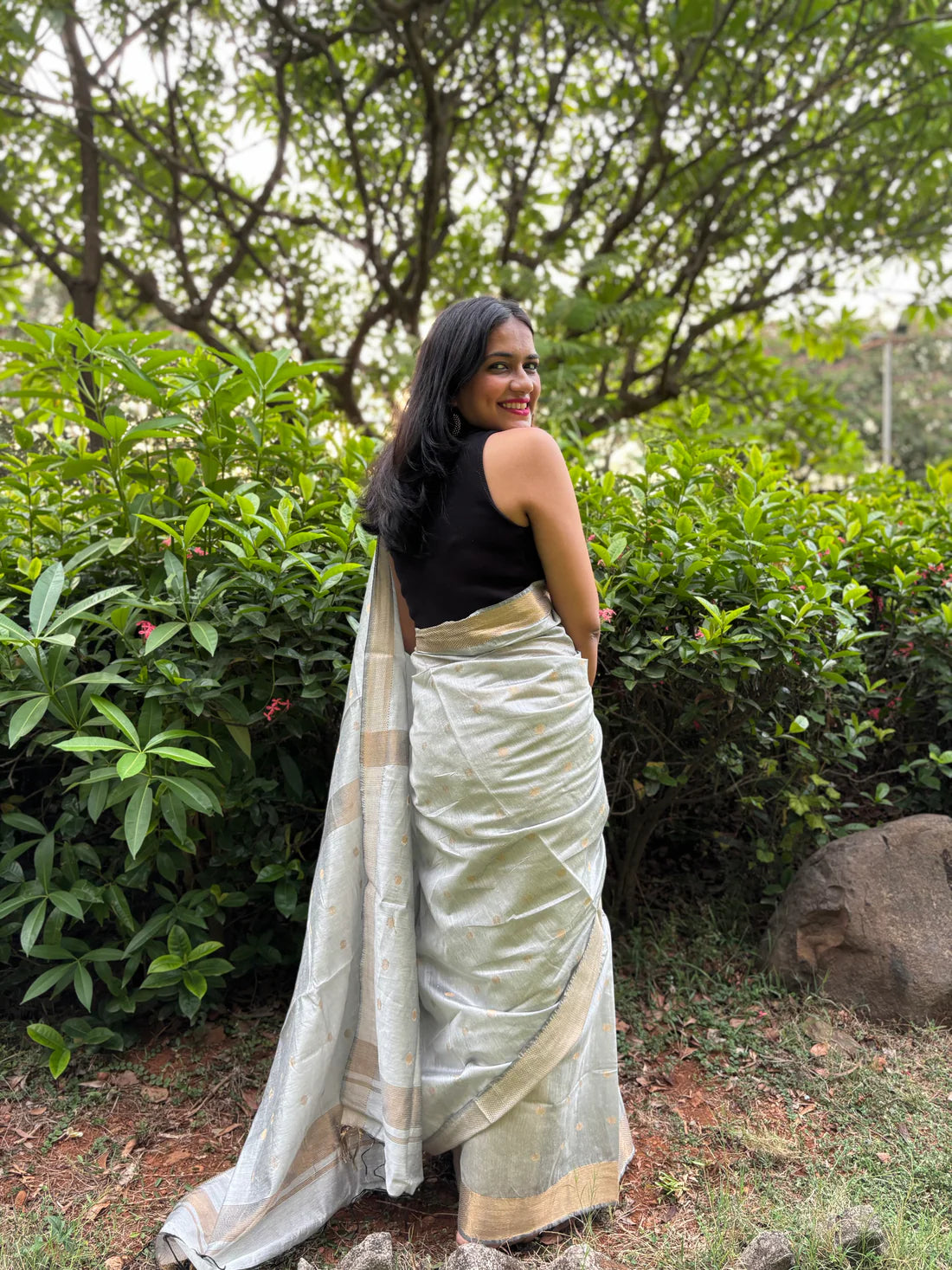 Swarnim Silk Handloom saree