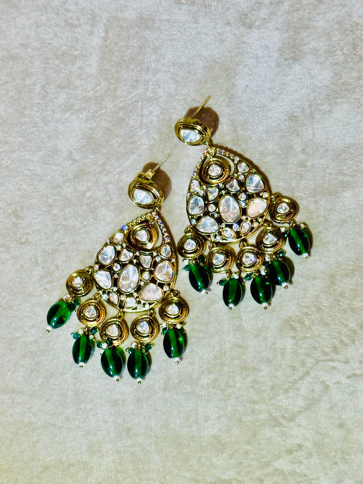 Kundan Poise Earrings