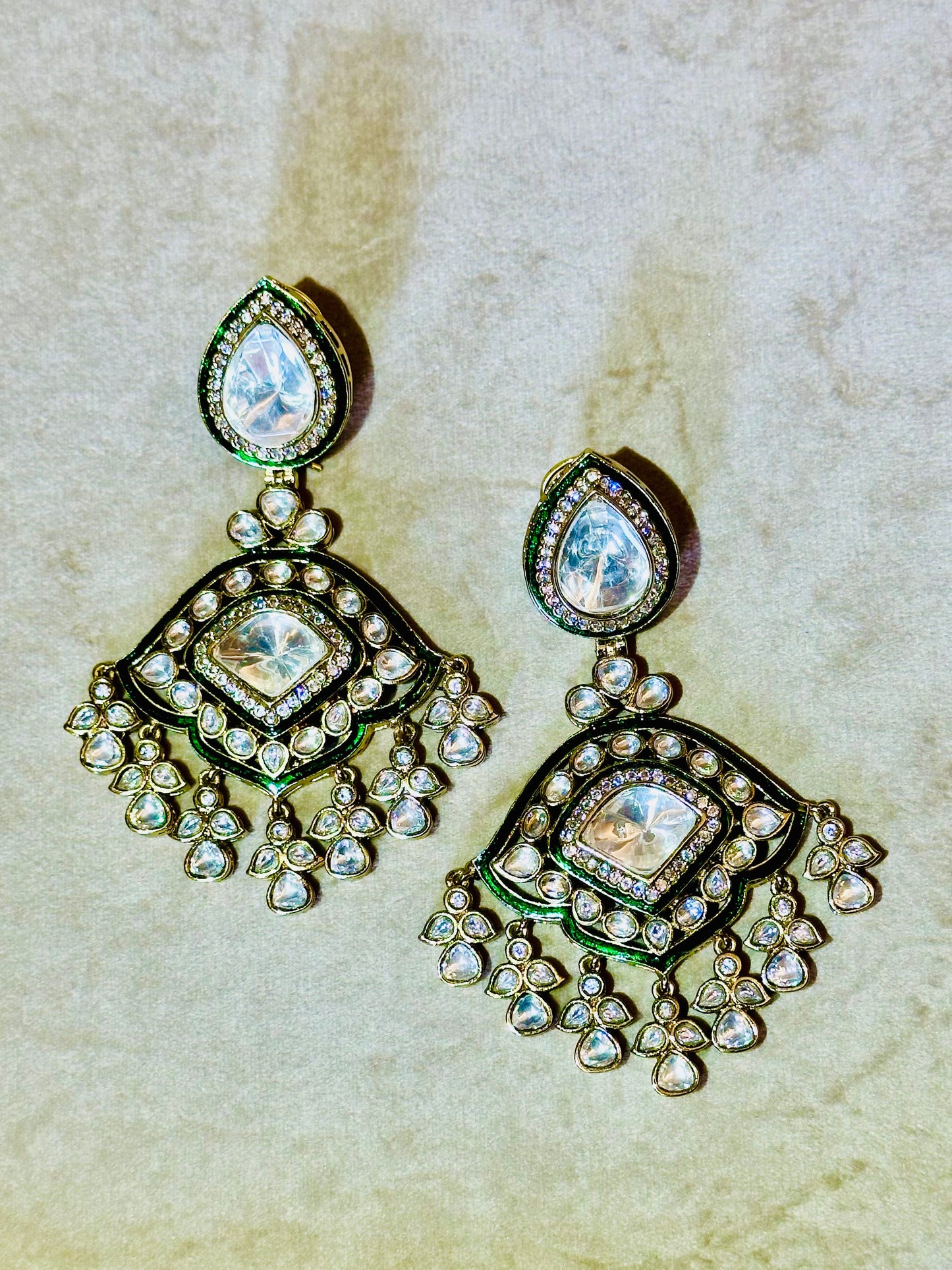 Kundan Chunk Earrings