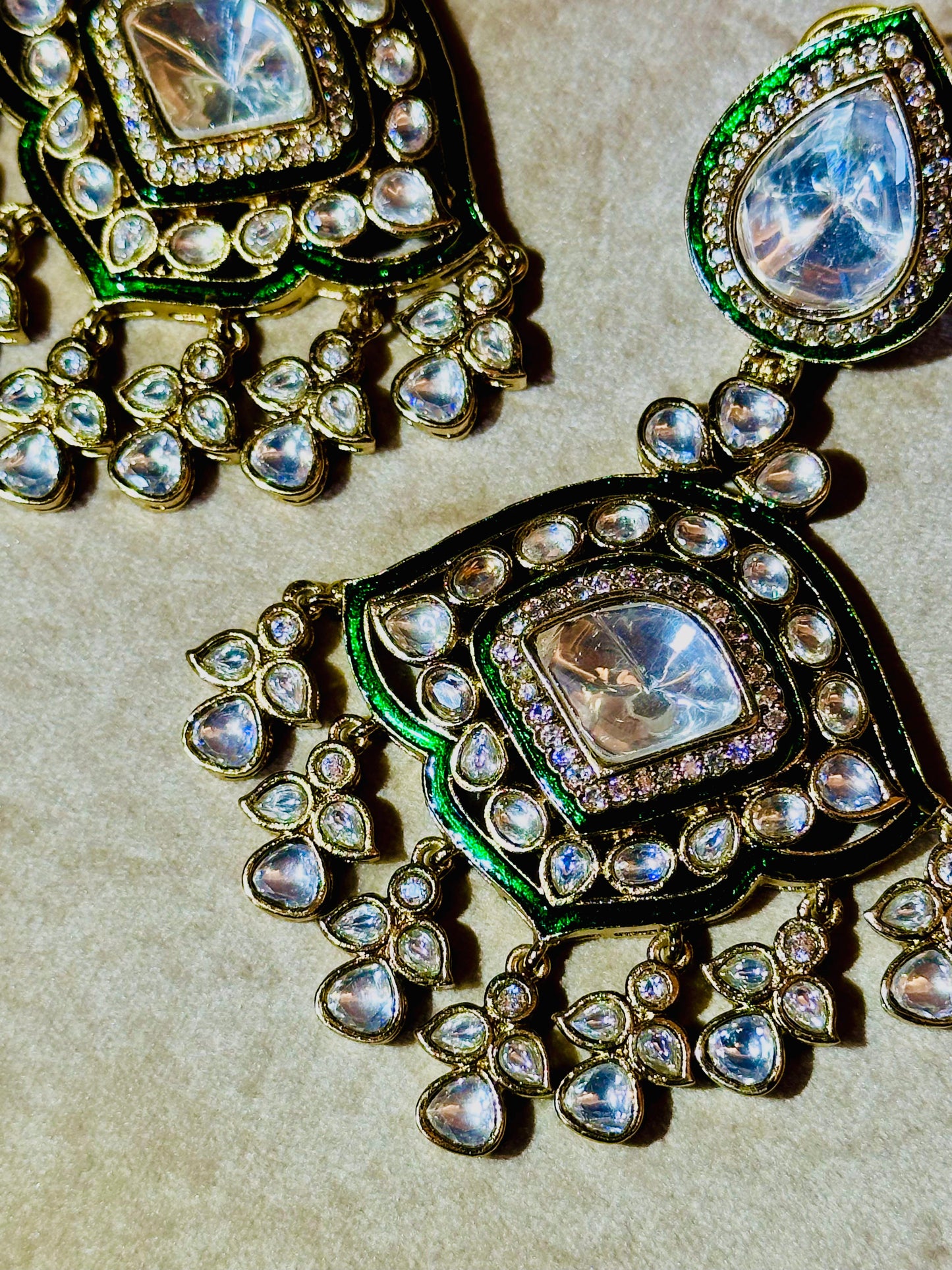 Kundan Chunk Earrings