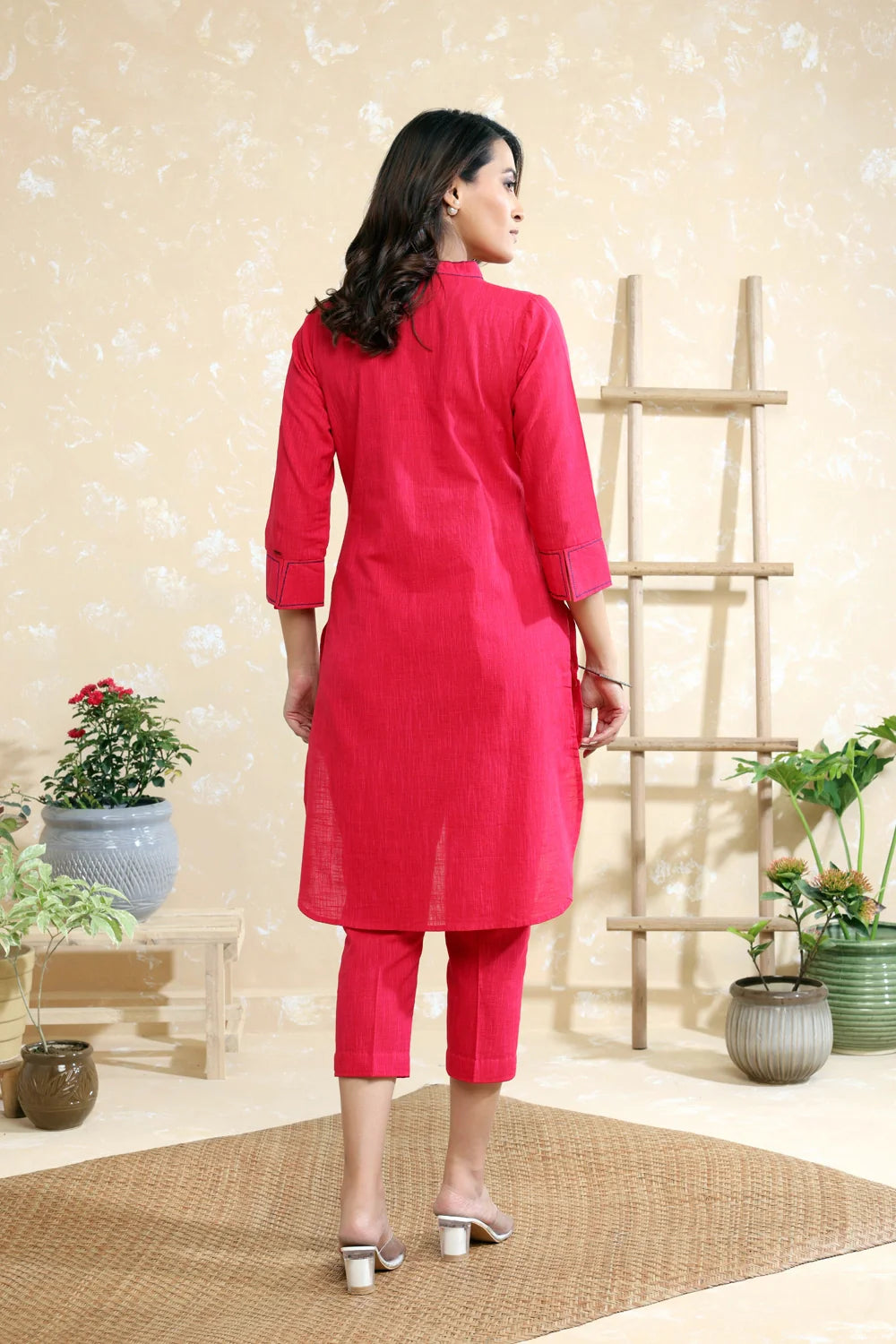 Rani Pink Pure Cotton Co-ord Set