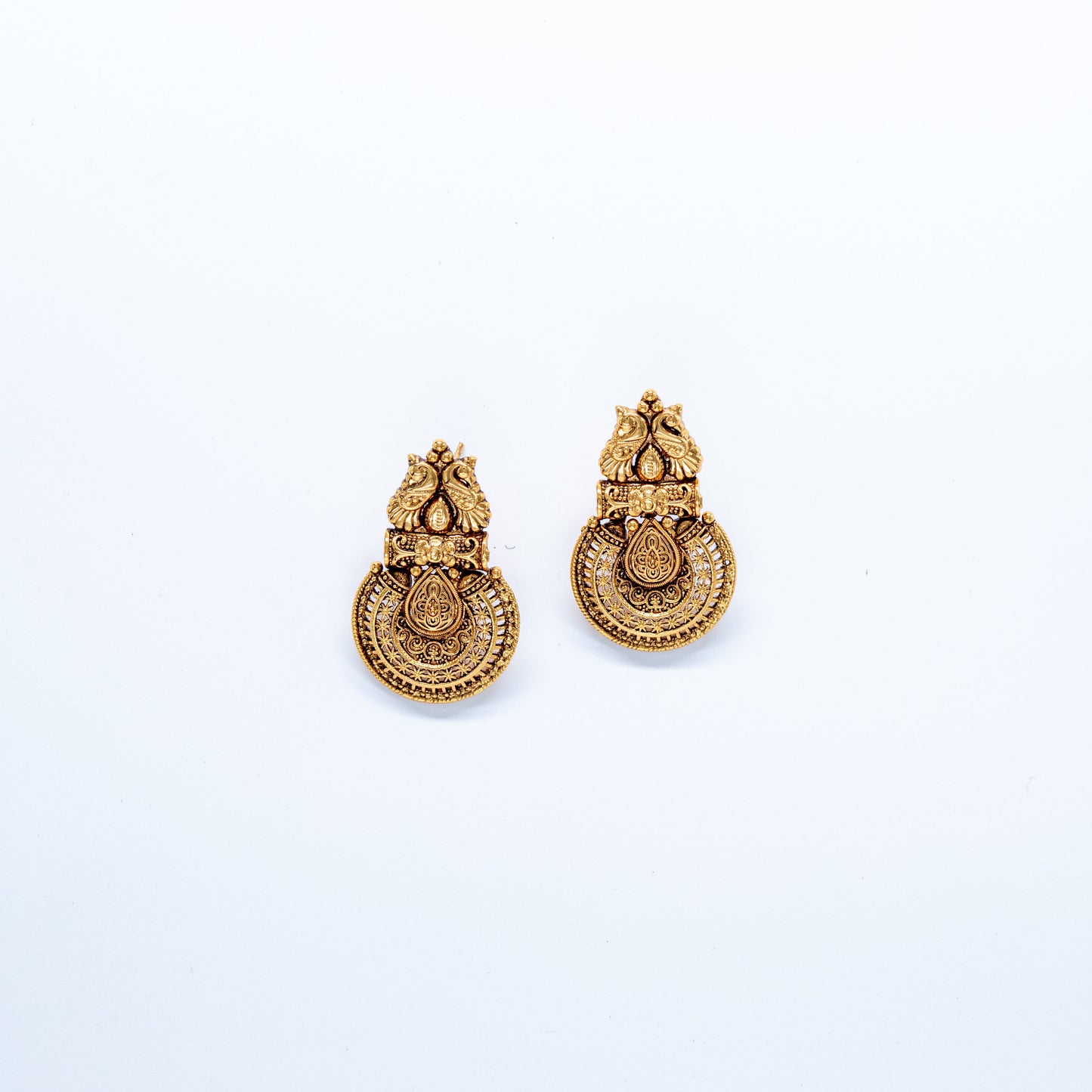 14K Gold Plated Antique Gold Set