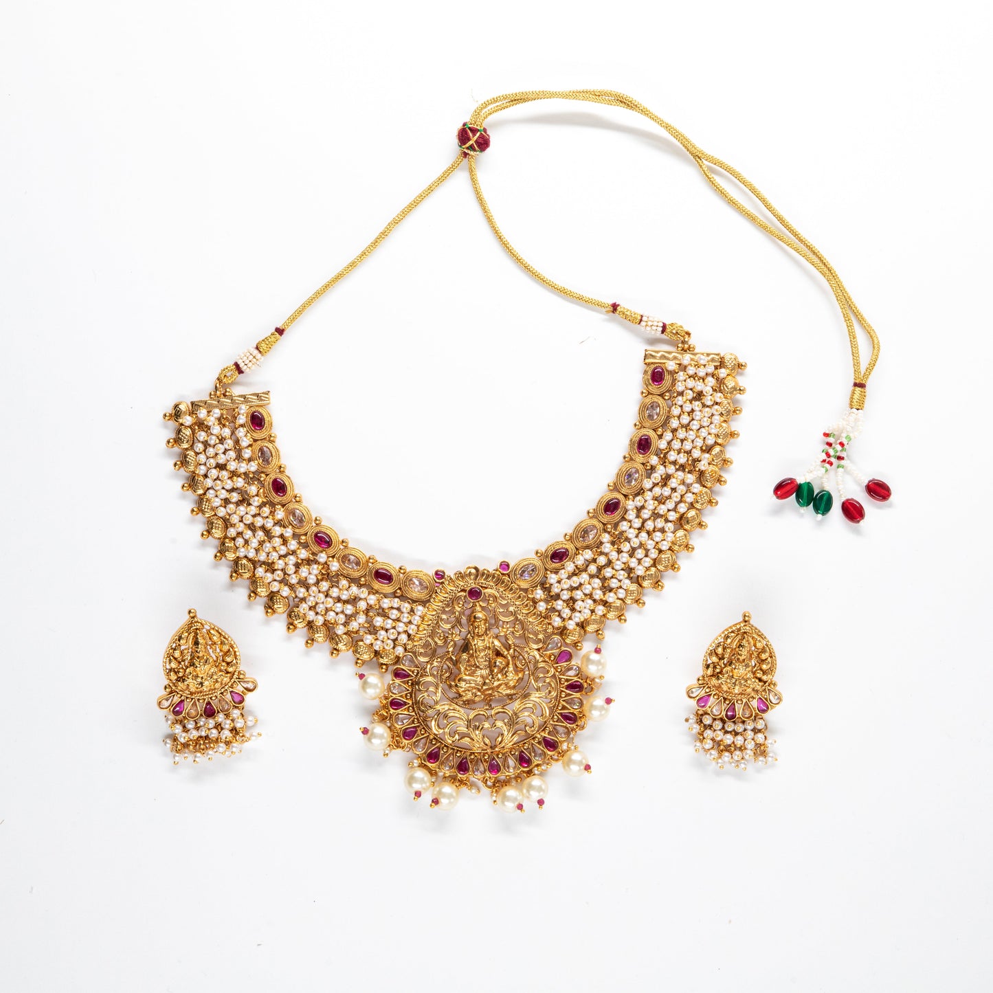 Auspicious Lakshmi 14K Gold Plated Set