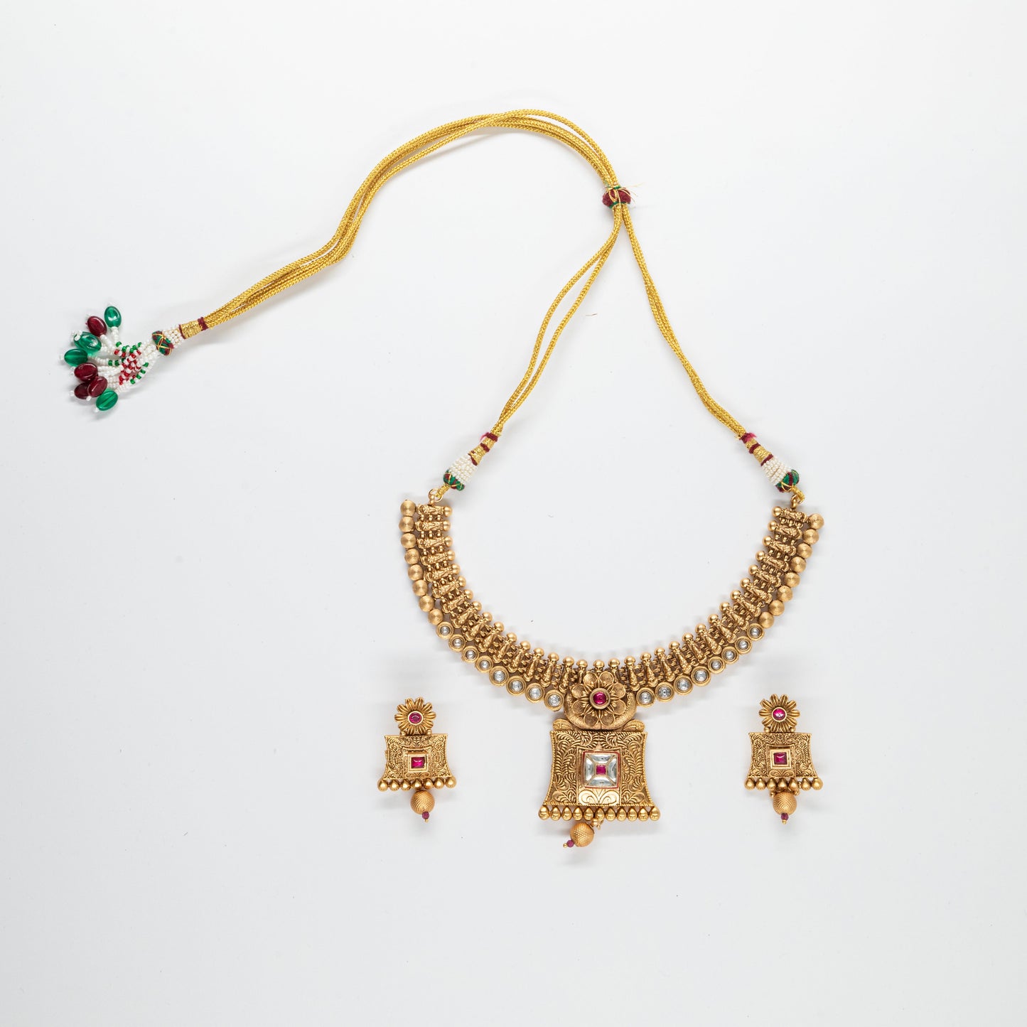 Sober, Minimalist, Statement Gold Plated Set