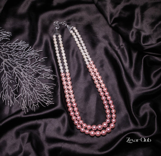 Zevar Club Regal Double Lined Pearl Necklace