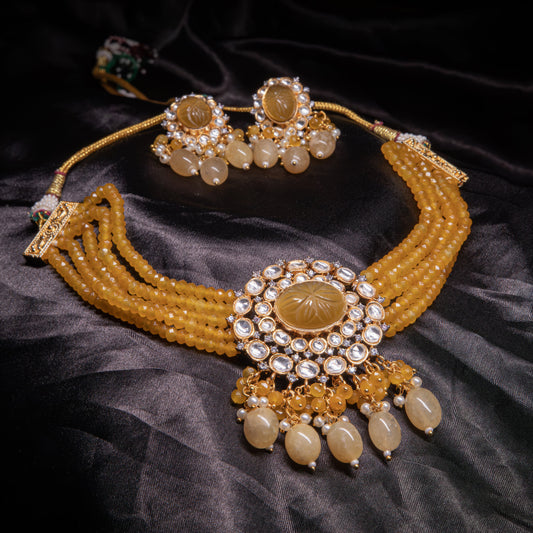 Premium Kundan Pearl Choker