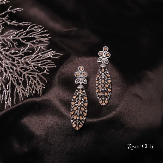 Zevar Club Cocktail Edgy Diamond Earrings