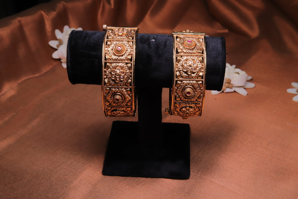 Rajwada Bangles, Set of 2