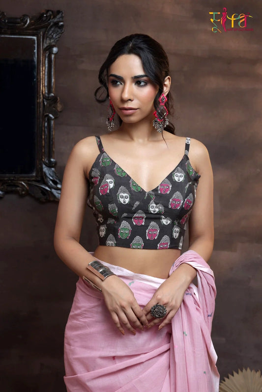 Aadhunik Kalamkari Blouse