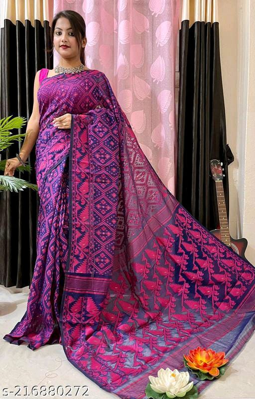 Exquisite Silk Saree | Jamdani Saree Collection By Rank Never Retire