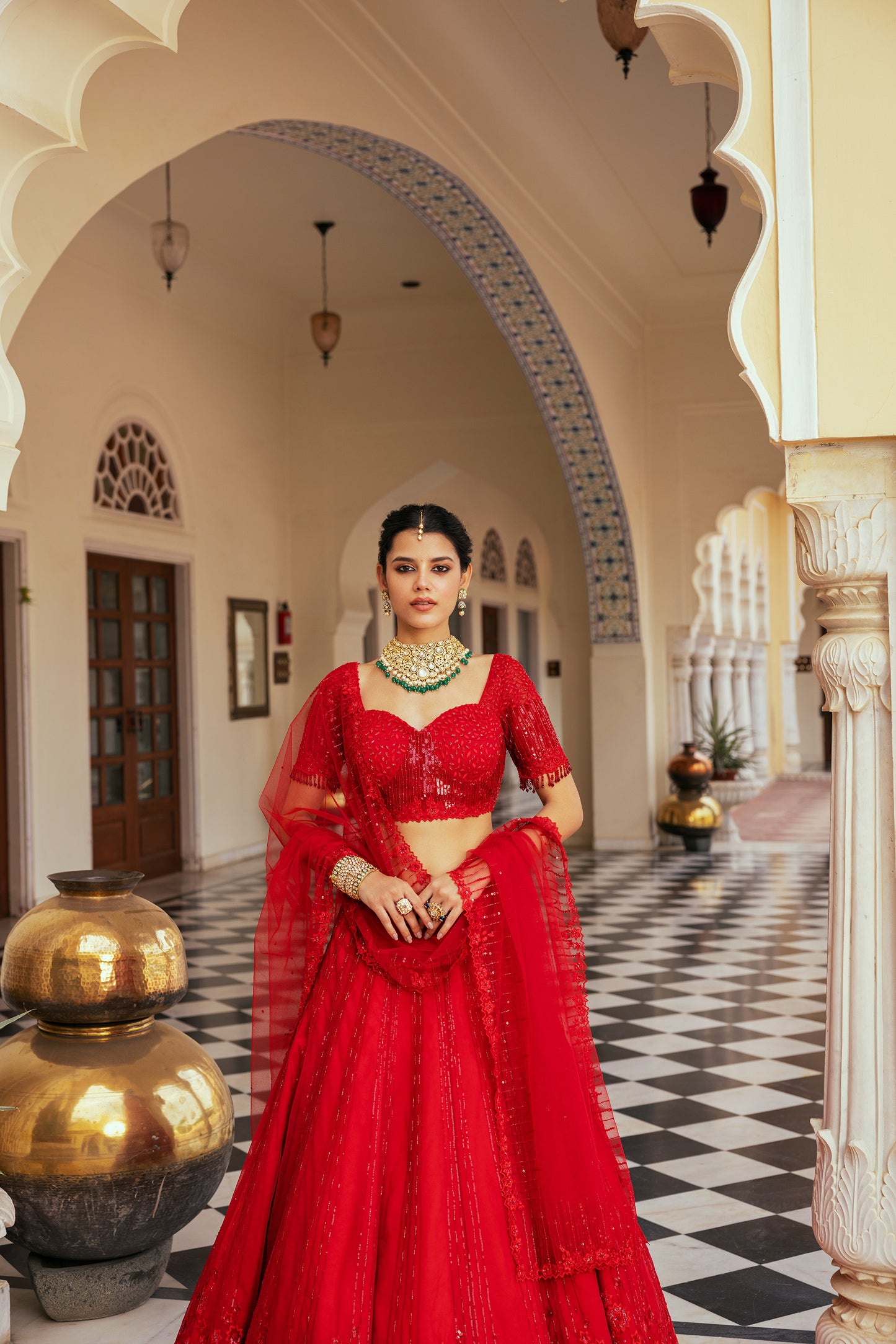 Rose Lehenga Set