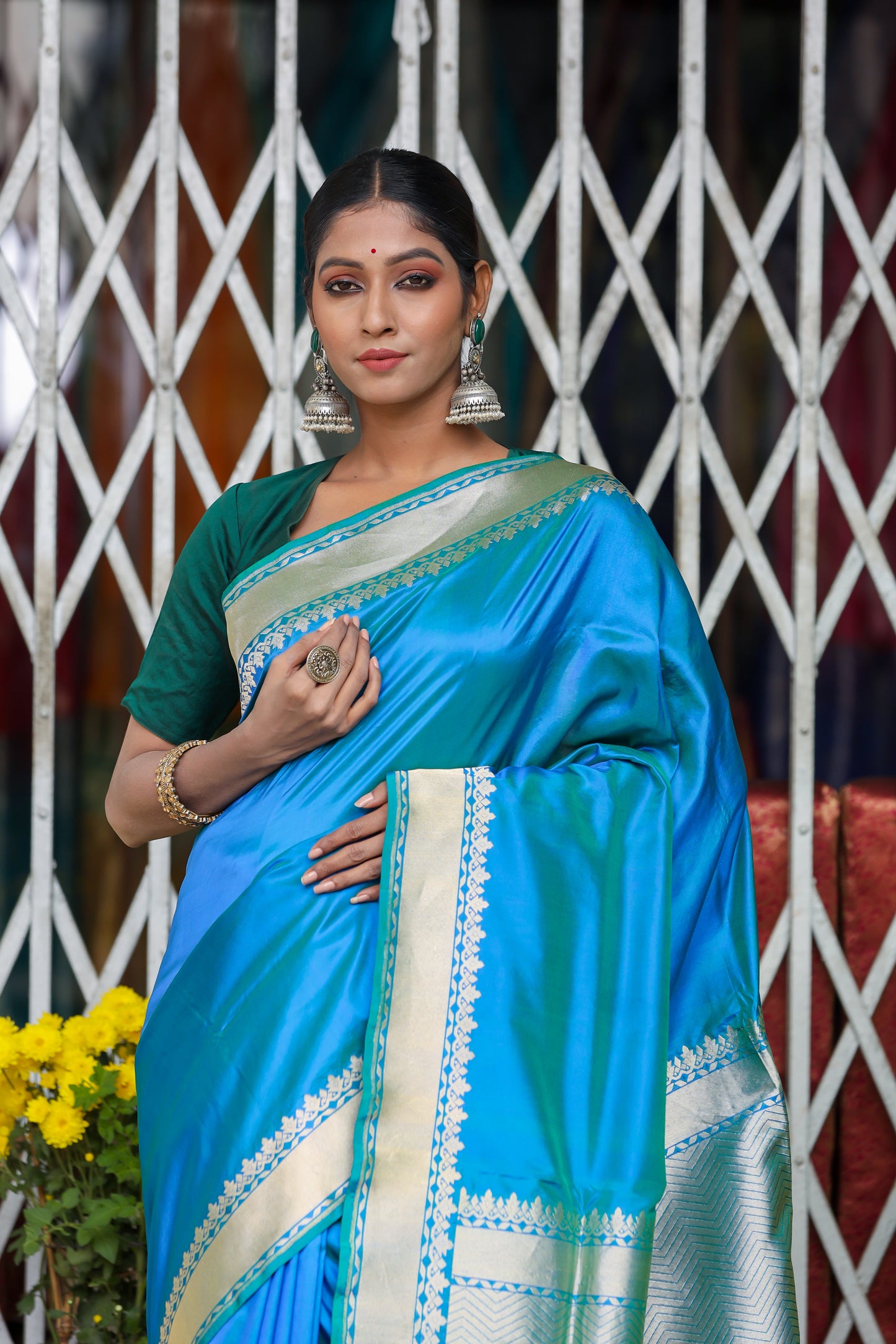 Morkanthi Katan Pure Silk Kadwa Saree - Panaya