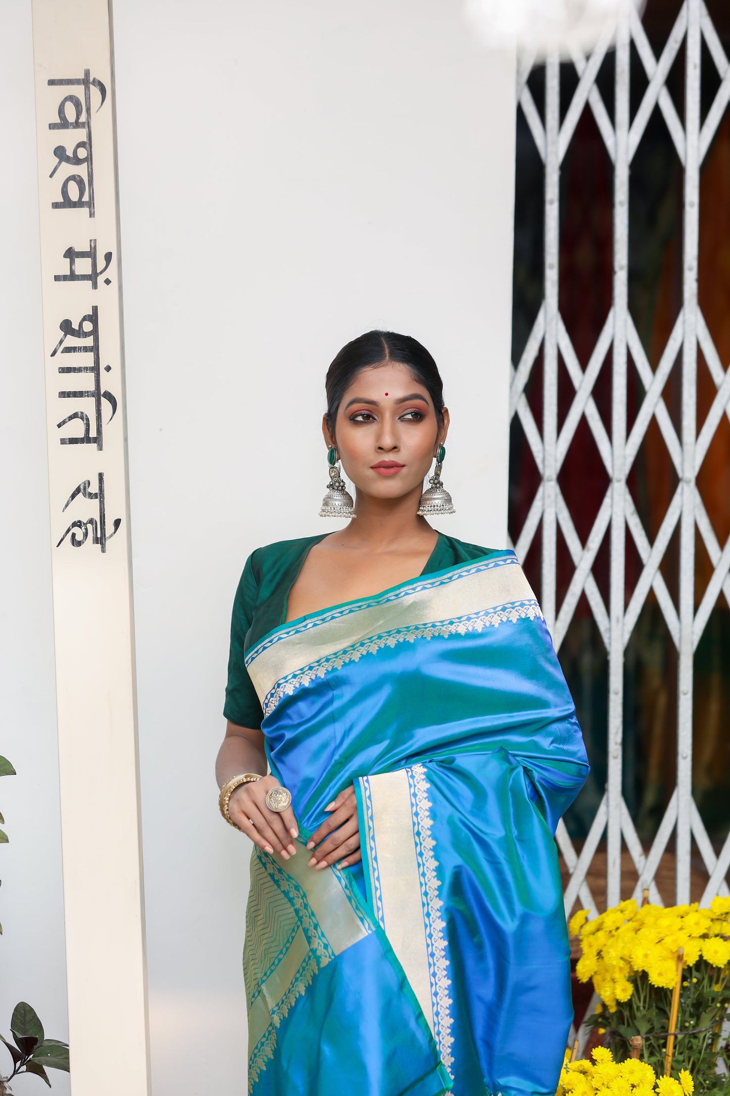 Morkanthi Katan Pure Silk Kadwa Saree - Panaya