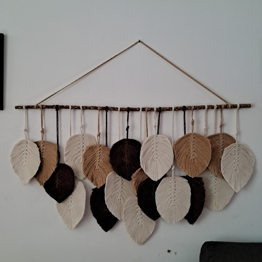 Leaf Macrame Wall Hanging