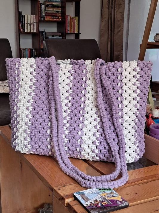 Purple Tote Bag