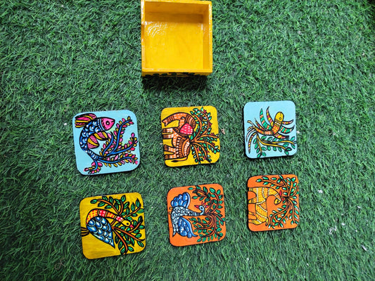 Decorative Coasters Set of 6 - 2