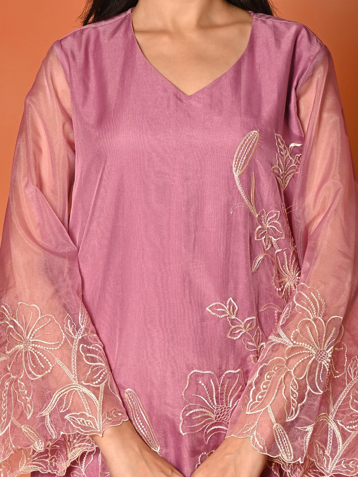 Embroidered Roman Serenity Kurta Set