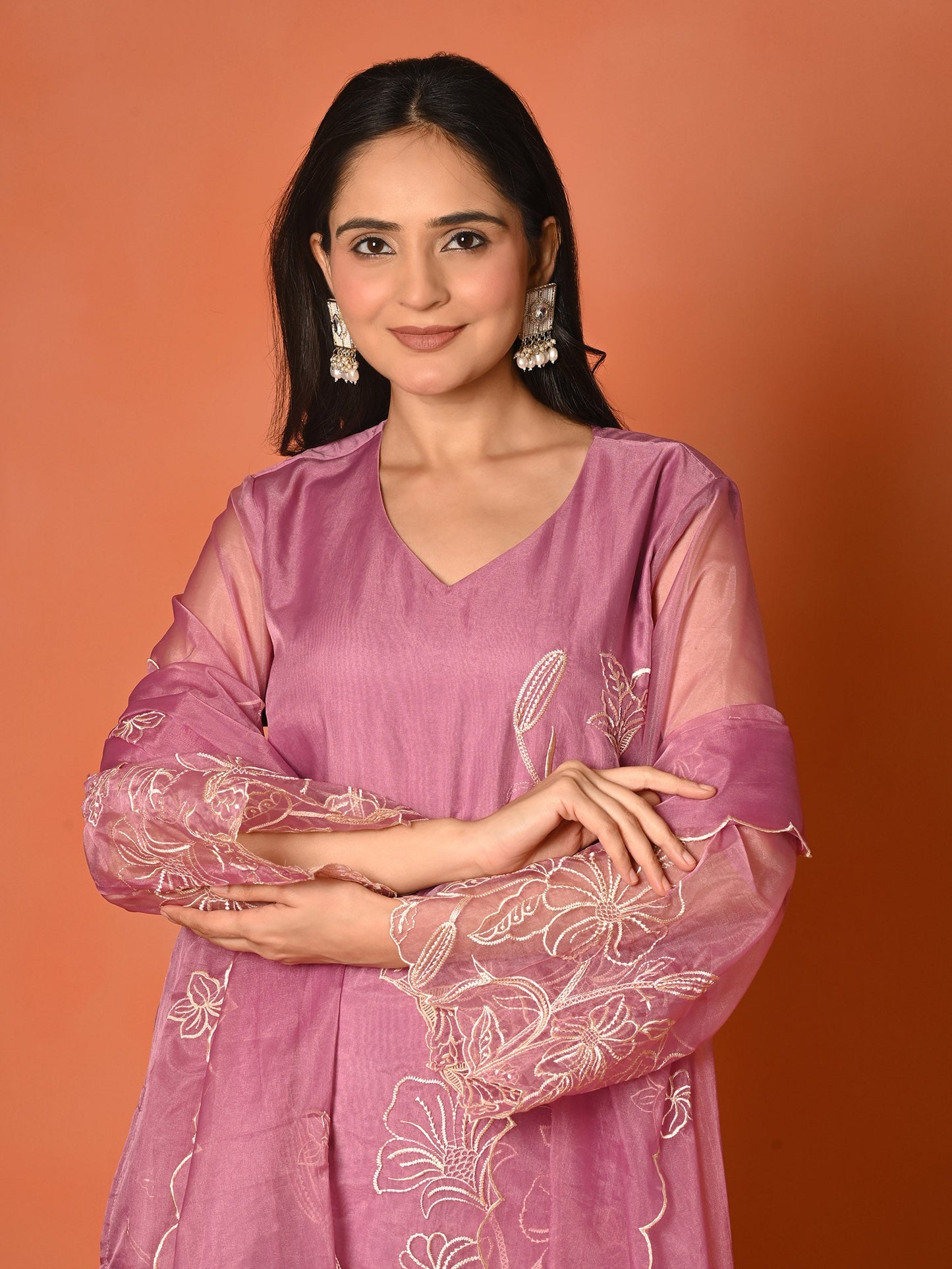 Embroidered Roman Serenity Kurta Set