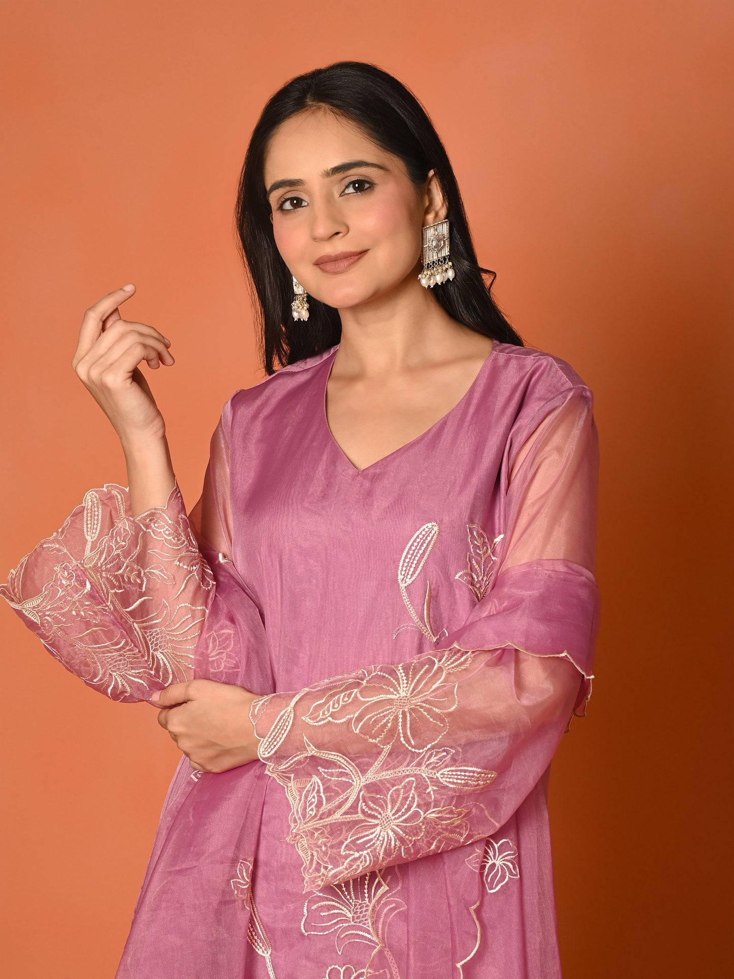 Embroidered Roman Serenity Kurta Set