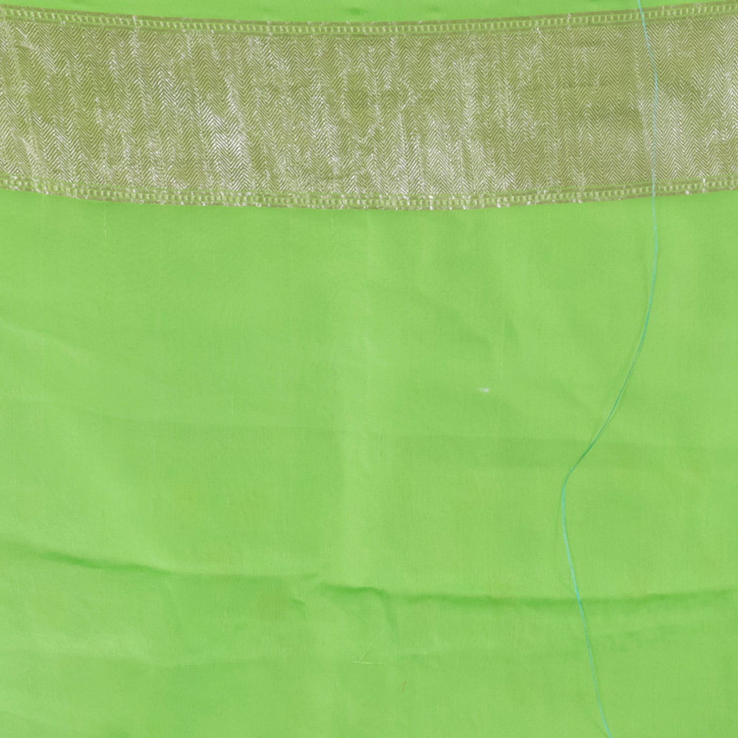 Light Green Georgette Khaddi Pure Silk Saree - Panaya