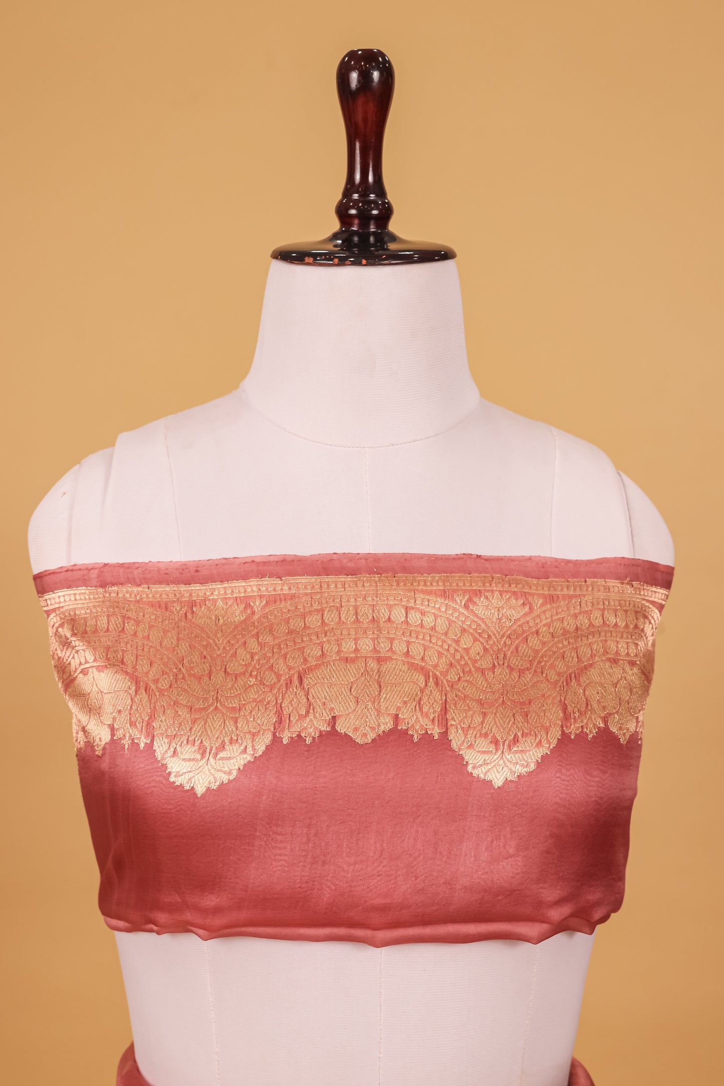 Pink Organza Silk Kadhwa Saree - Panaya