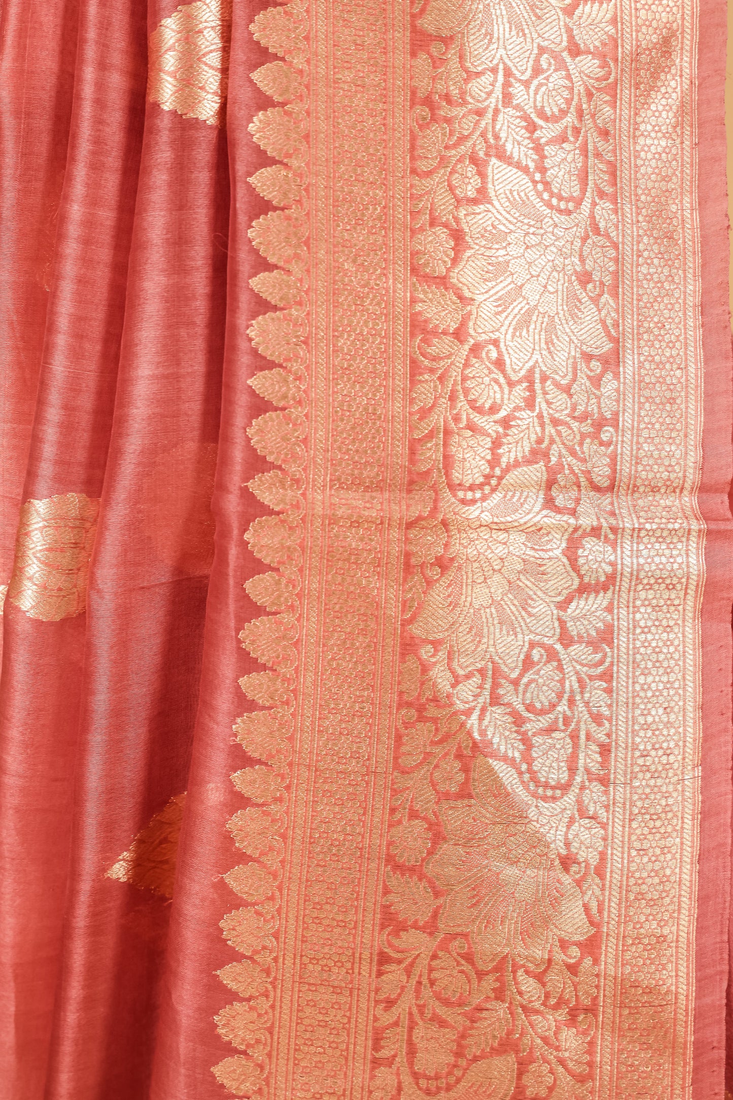 Pink Organza Silk Kadhwa Saree - Panaya