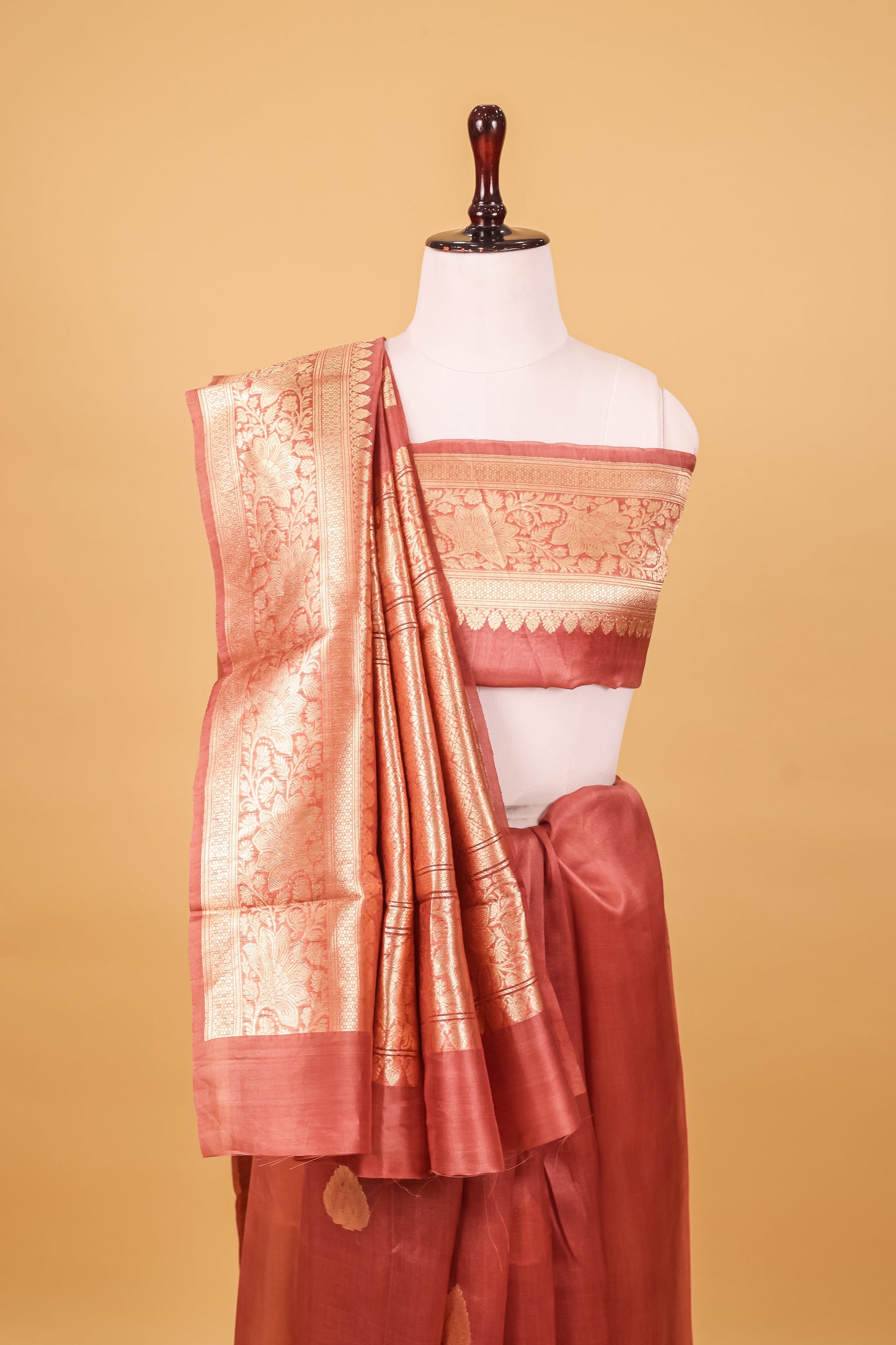 Pink Organza Silk Kadhwa Saree - Panaya