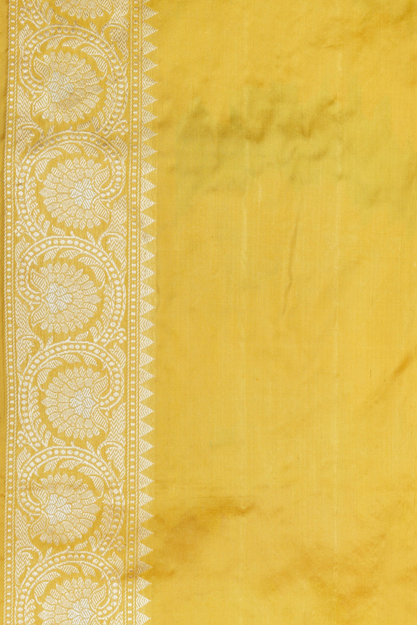 Gold Handwoven Rangkat Katan Silk Saree