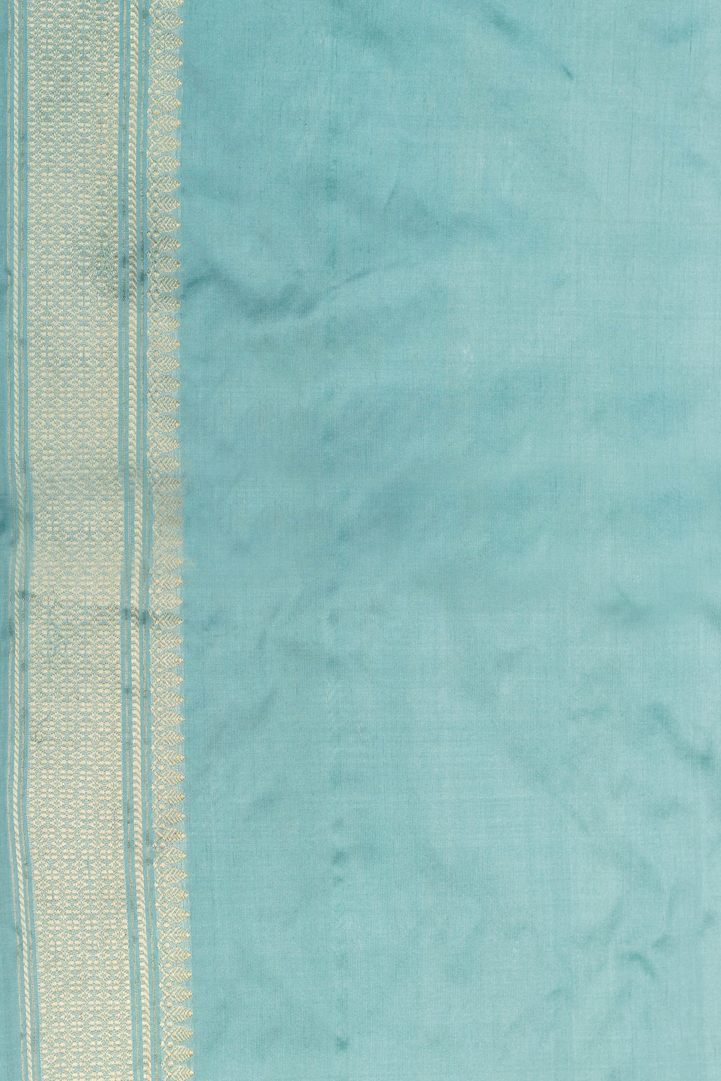 Mint Handwoven Kadwa Katan Silk Saree - Panaya