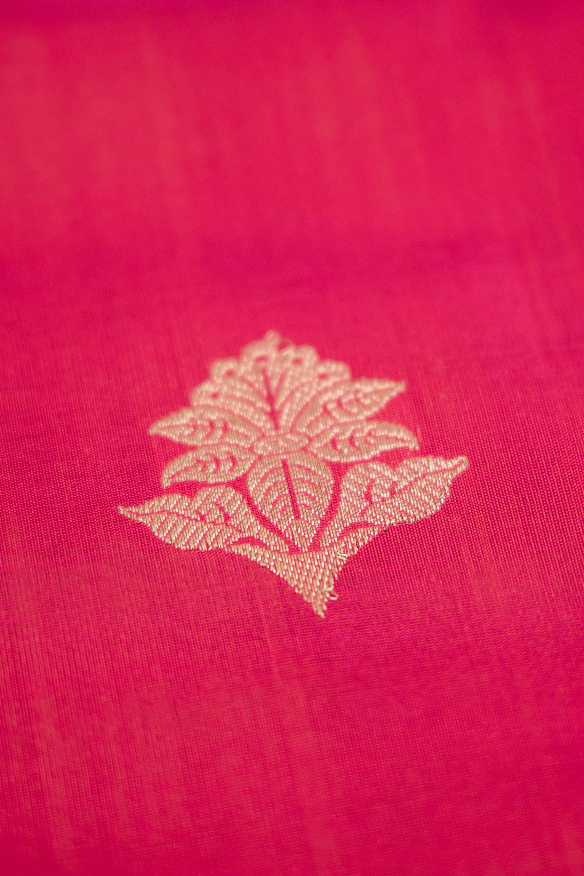 Rani Pink Dupatta Katan Pure Silk - Panaya