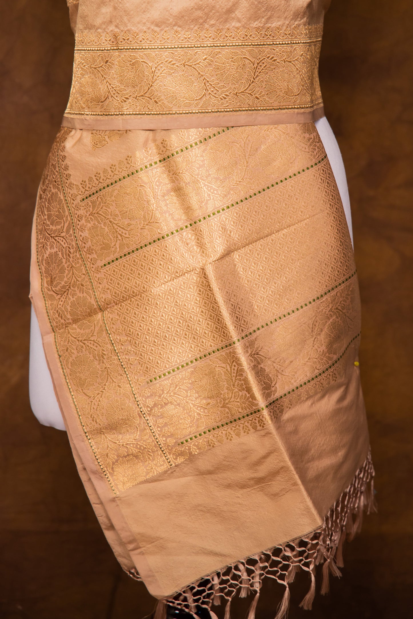 Tussar Dupatta Katan Pure Silk - Panaya