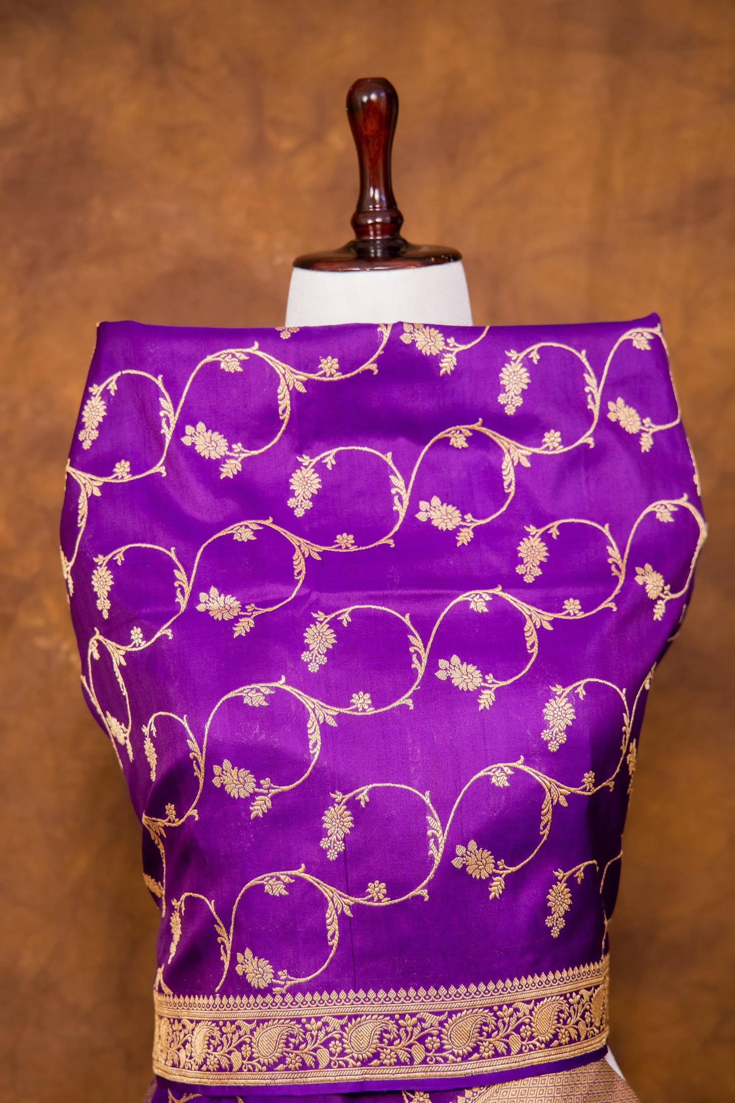 PurpleDupatta Katan Pure Silk - Panaya