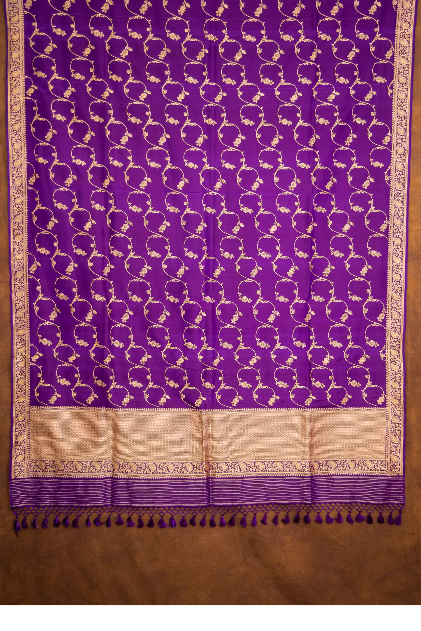 PurpleDupatta Katan Pure Silk - Panaya