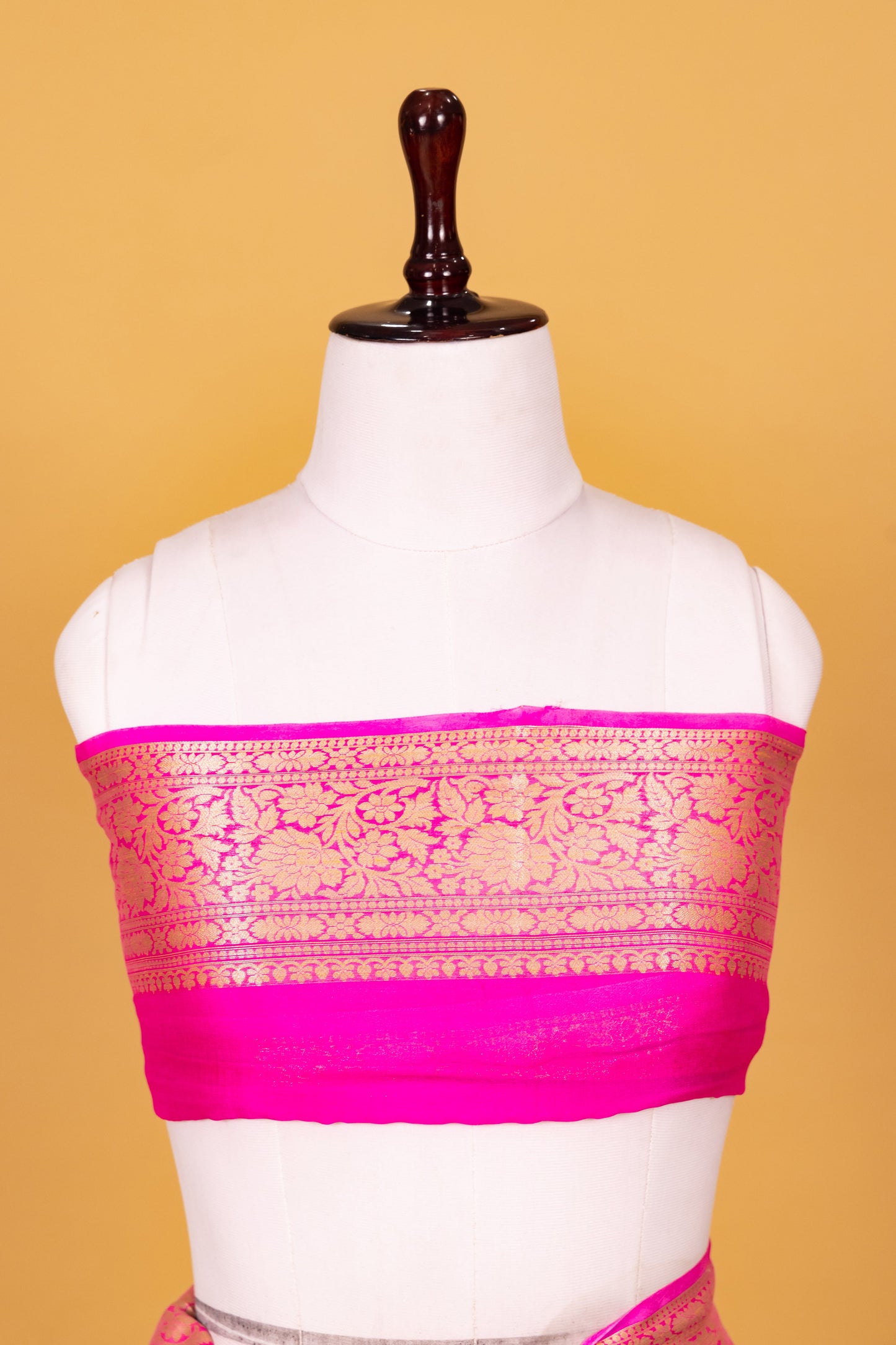 Pink Chiffon Pure Silk Cutwork Saree