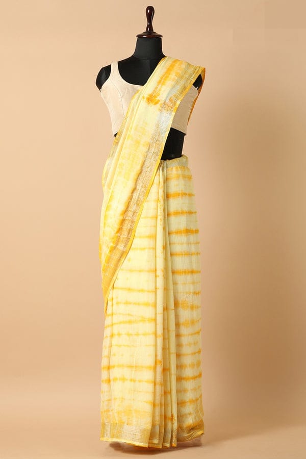 Pure Linen Shibori Design Saree By Rank Every Retires