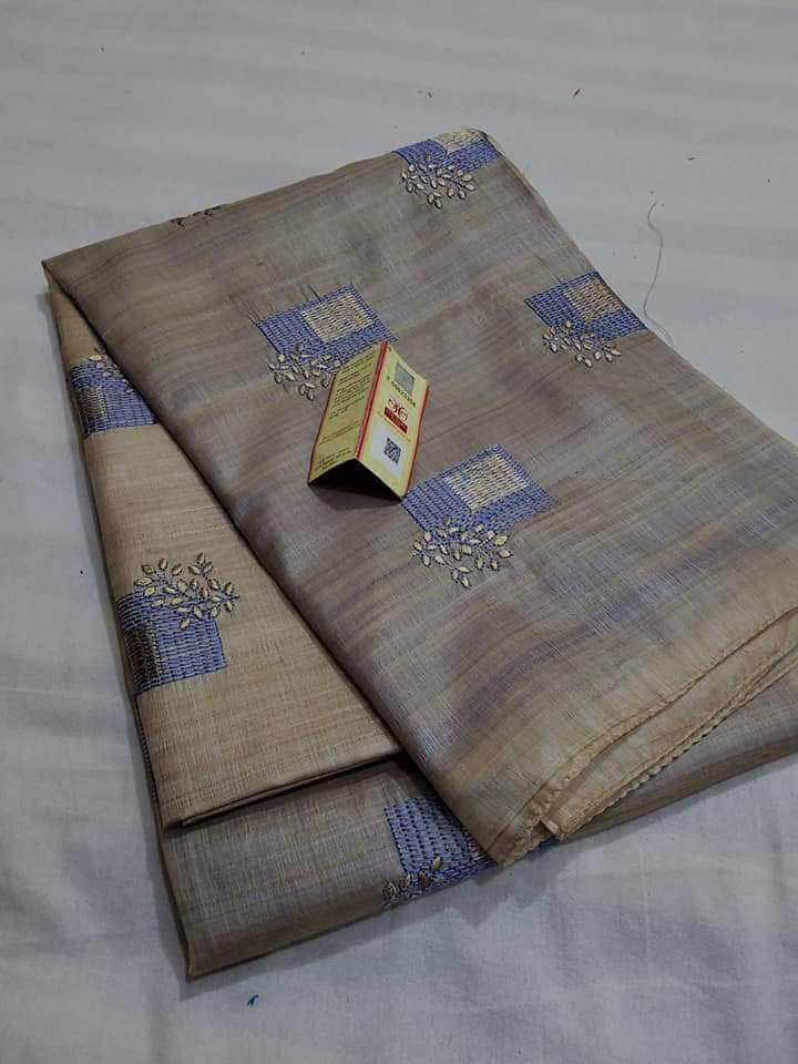 Pure Munga Silk Embroidered Saree Collection By Rank Every Retire